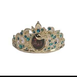 Aladdin Princess Jasmine Tiara Hair Comb Gold And Blue Palace Photo Costume Prop